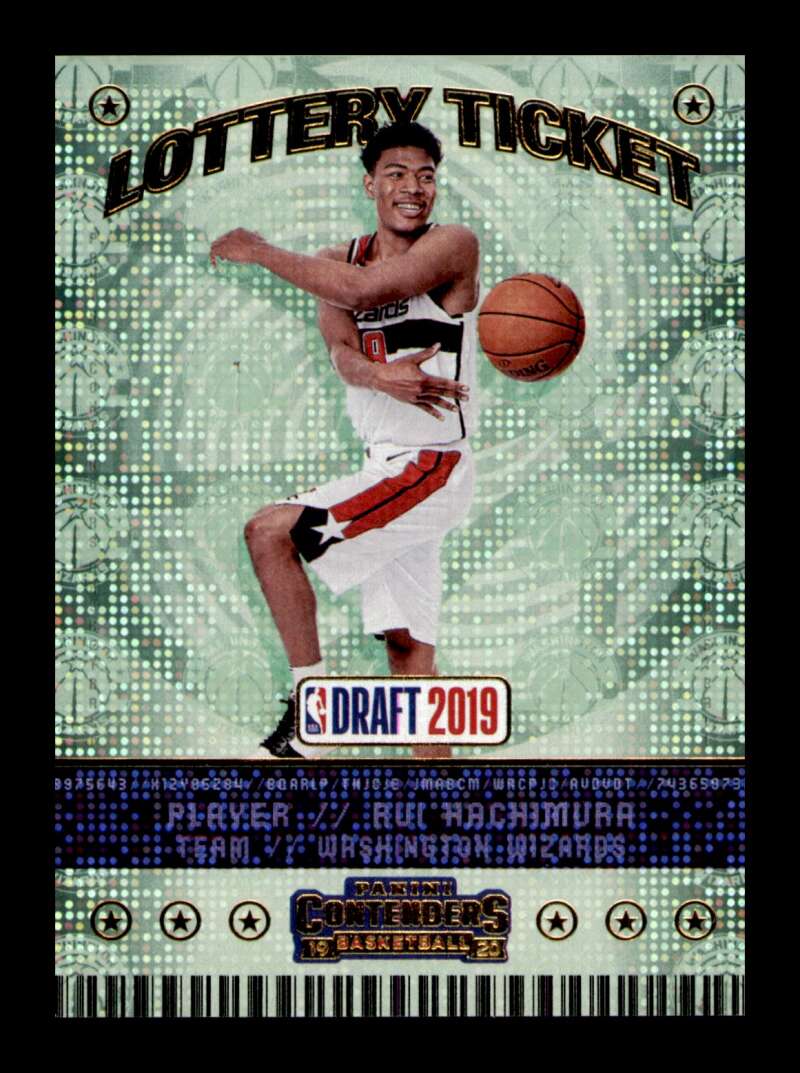 Load image into Gallery viewer, 2019-20 Panini Contenders Lottery Ticket Rui Hachimura #9 Rookie RC Image 1
