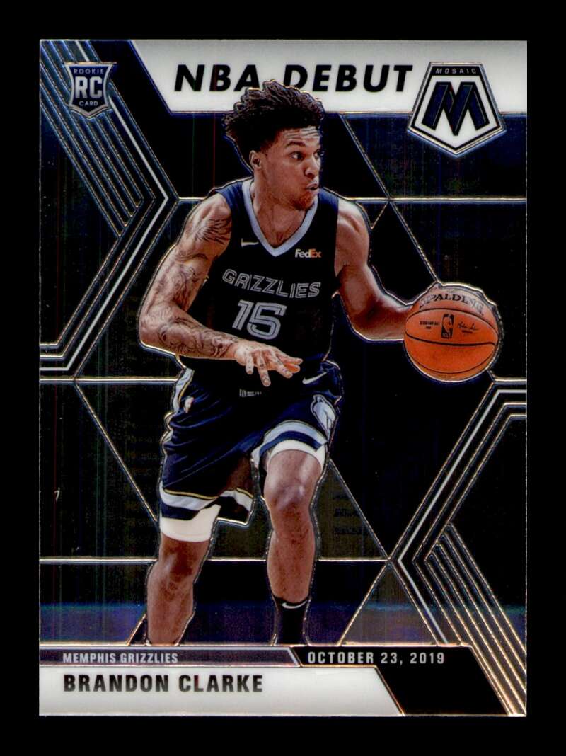 Load image into Gallery viewer, 2019-20 Panini Mosaic Brandon Clarke #277 Rookie RC Image 1
