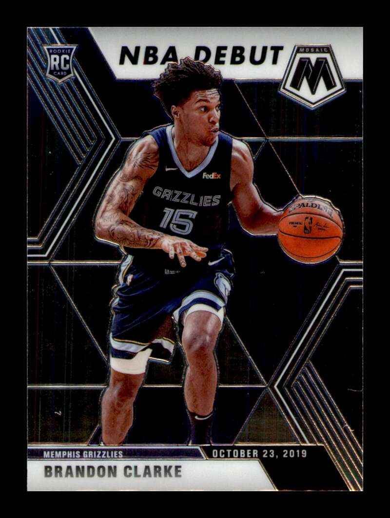 Load image into Gallery viewer, 2019-20 Panini Mosaic Brandon Clarke #277 Rookie RC Image 1
