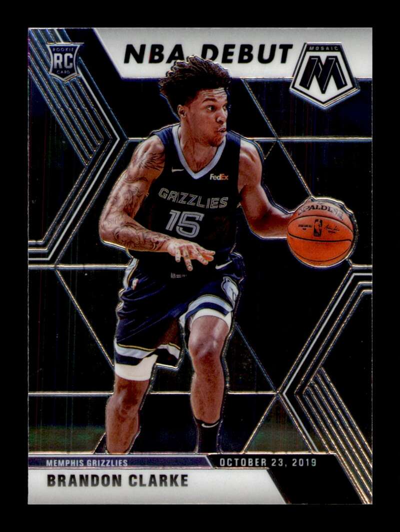 Load image into Gallery viewer, 2019-20 Panini Mosaic Brandon Clarke #277 Rookie RC Image 1
