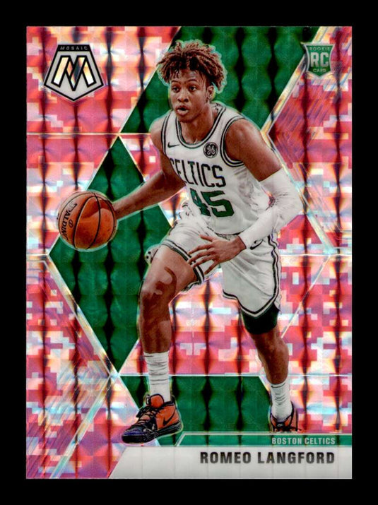 2019-20 Panini Mosaic Pink Camo Prizm Romeo Langford 