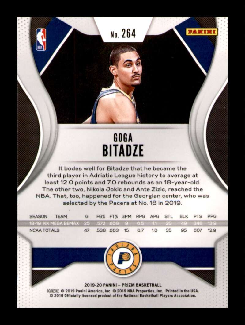 Load image into Gallery viewer, 2019-20 Panini Prizm Goga Bitadze #264 Rookie RC Image 2
