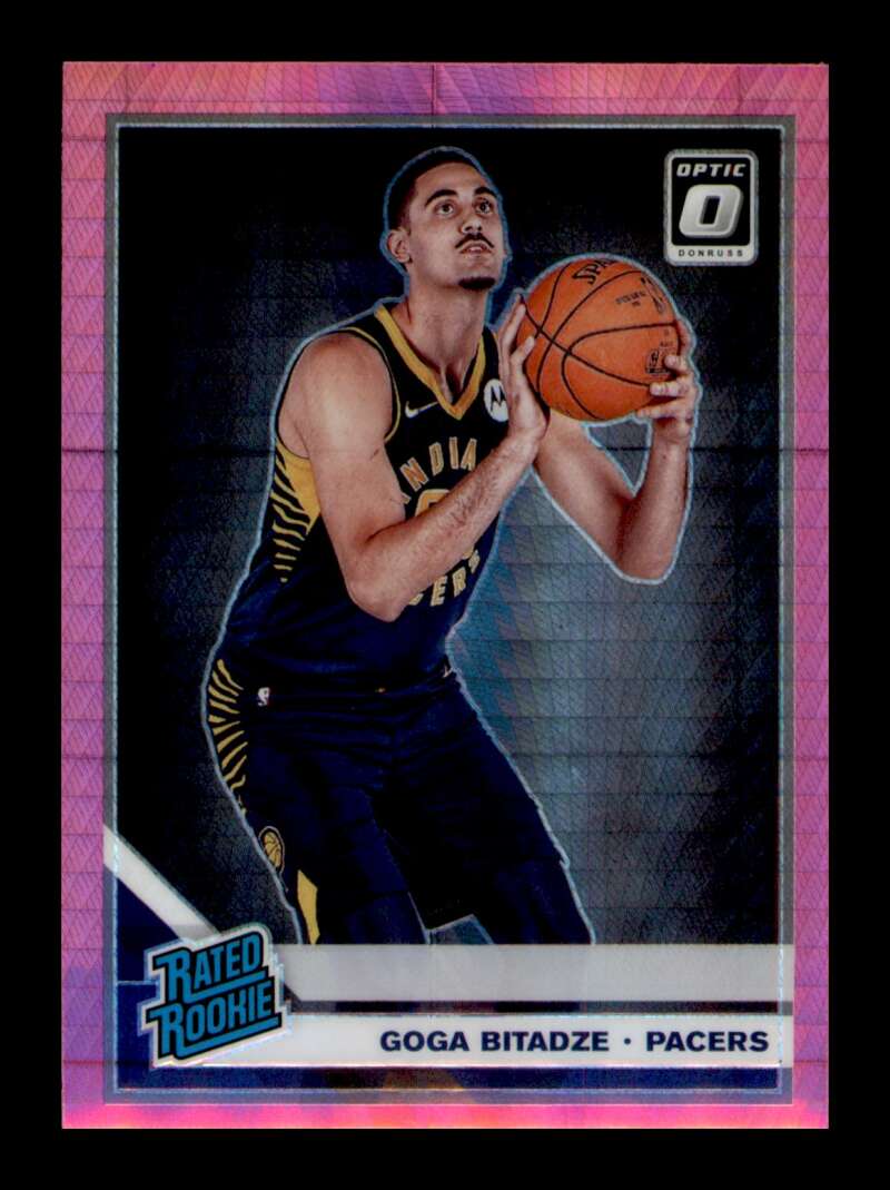 Load image into Gallery viewer, 2019-20 Donruss Optic Pink Hyper Prizm Goga Bitadze #166 Rookie RC Image 1
