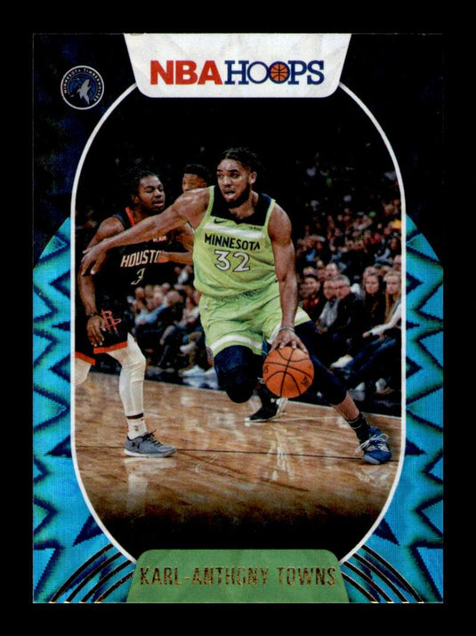 2019-20 Panini Hoops Teal Explosion Karl-Anthony Towns 