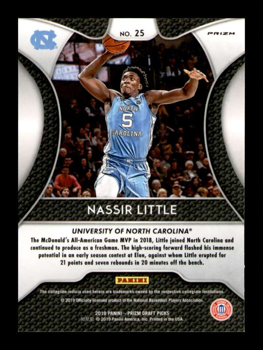 2019-20 Panini Prizm Draft Pink Pulsar Prizm Nassir Little