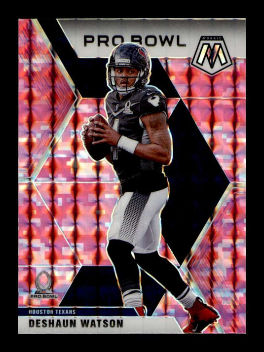 2020 Panini Mosaic Pink Camo Prizm Deshaun Watson 