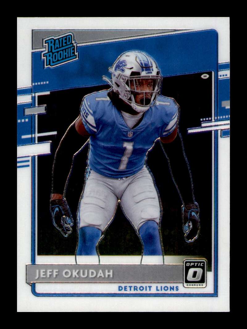 Load image into Gallery viewer, 2020 Donruss Optic Jeff Okudah #195 Rookie RC Image 1
