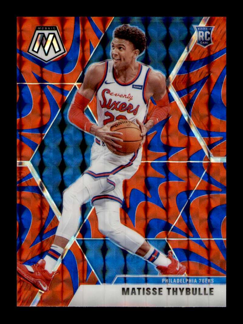 Load image into Gallery viewer, 2019-20 Panini Mosaic Reactive Blue Prizm Matisse Thybulle #245 Rookie RC Image 1
