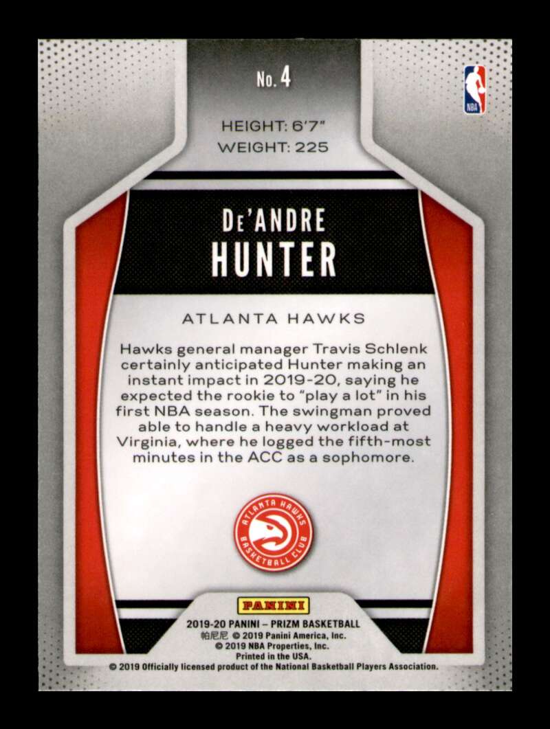 Load image into Gallery viewer, 2019-20 Panini Prizm Instant Impact De&#39;Andre Hunter #4 Rookie RC Image 2
