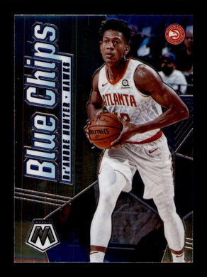 2019-20 Panini Mosaic Blue Chips De'Andre Hunter 