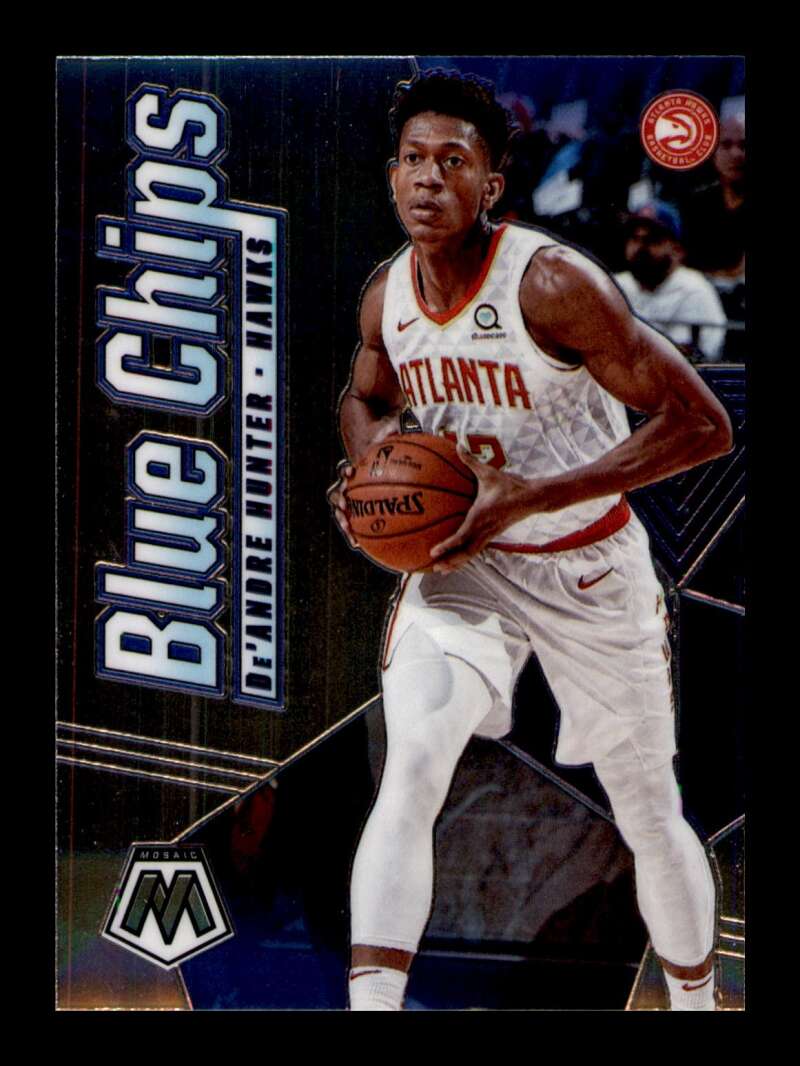 Load image into Gallery viewer, 2019-20 Panini Mosaic Blue Chips De&#39;Andre Hunter #12 Rookie RC Image 1
