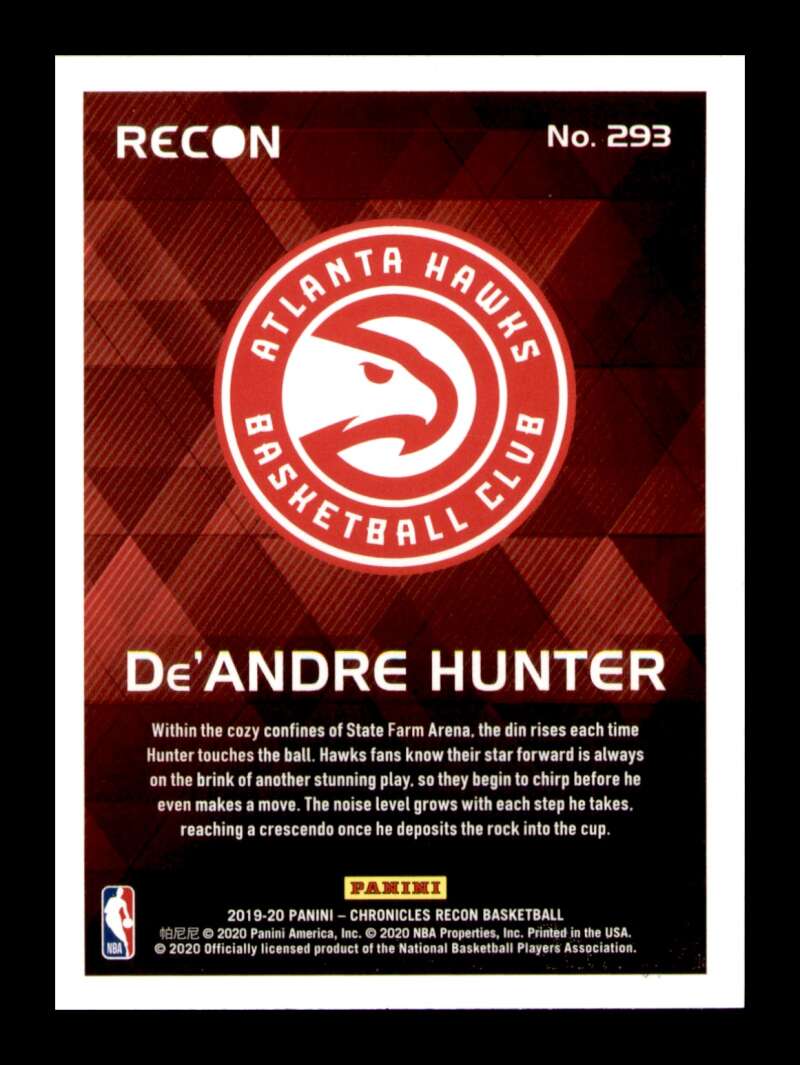 Load image into Gallery viewer, 2019-20 Panini Chronicles Recon De&#39;Andre Hunter #293 Rookie RC Image 2
