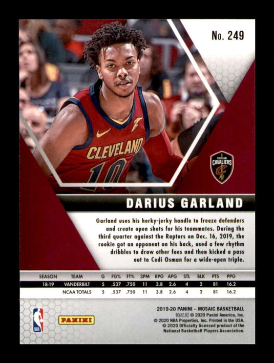 2019-20 Panini Mosaic Darius Garland 