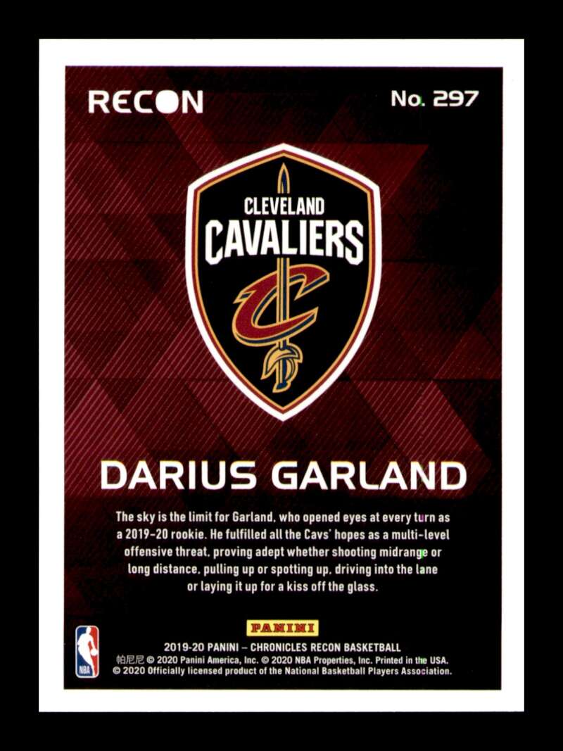 Load image into Gallery viewer, 2019-20 Panini Chronicles Recon Darius Garland #297 Rookie RC Image 2
