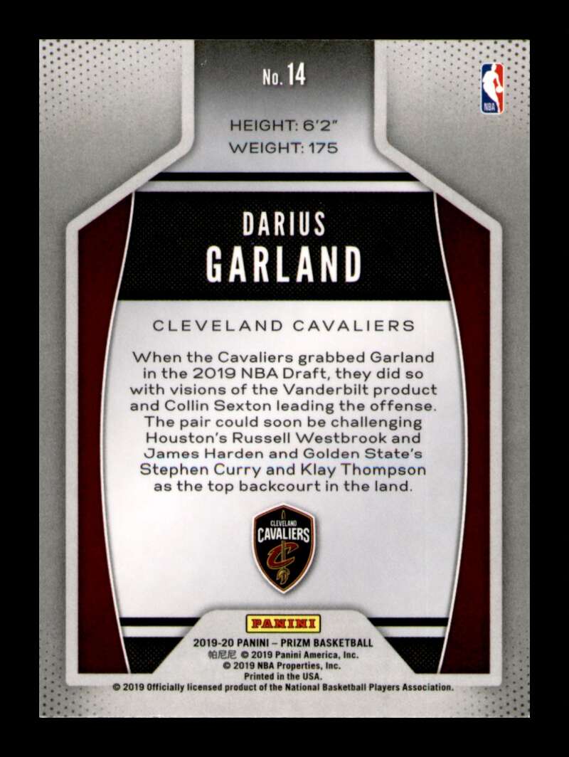 Load image into Gallery viewer, 2019-20 Panini Prizm Instant Impact Darius Garland #14 Rookie RC Image 2
