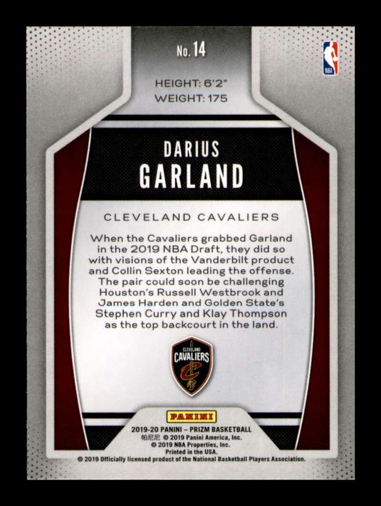 2019-20 Panini Prizm Instant Impact Darius Garland 