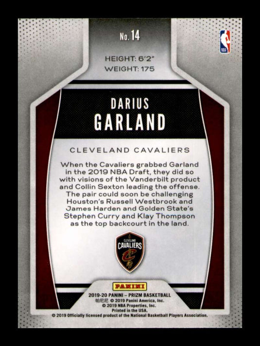 2019-20 Panini Prizm Instant Impact Darius Garland 