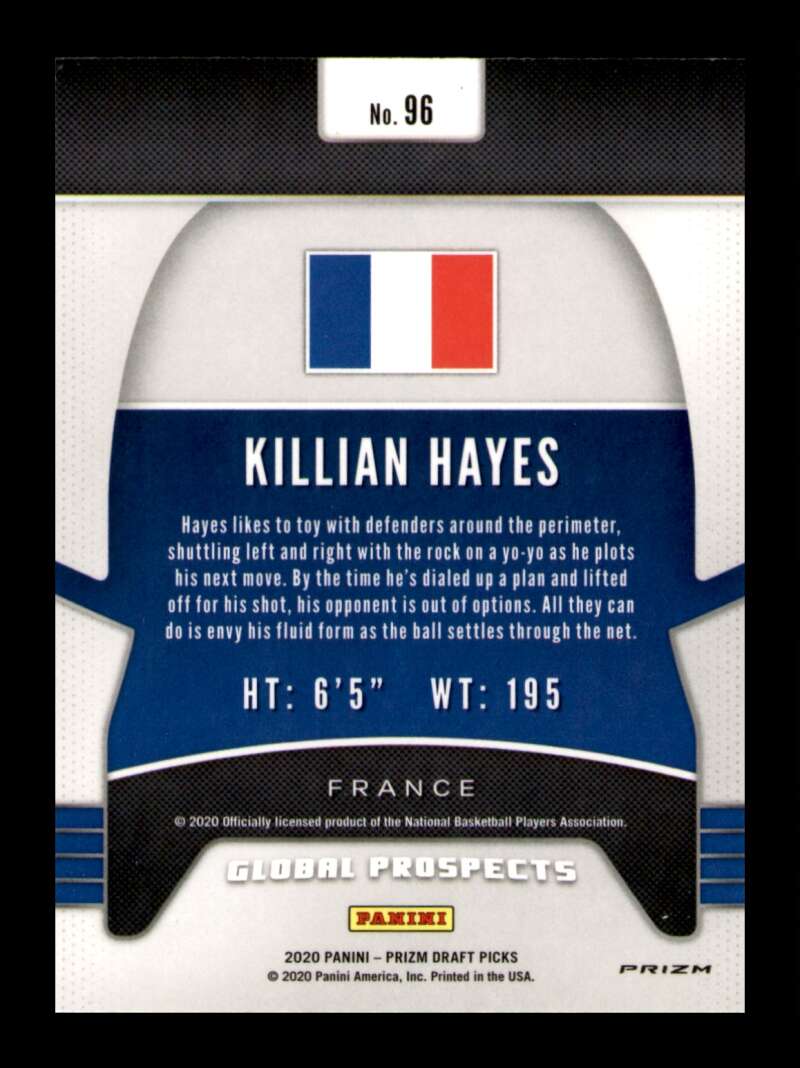 Load image into Gallery viewer, 2020-21 Panini Prizm Pink Cracked Ice Prizm Killian Hayes #96 Rookie RC Image 2
