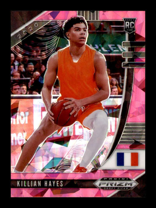 2020-21 Panini Prizm Pink Cracked Ice Prizm Killian Hayes 