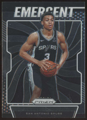 2019-20 Panini Prizm Emergent Keldon Johnson 