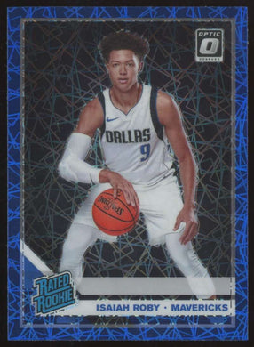 2019-20 Donruss Optic Blue Velocity Prizm Isaiah Roby 