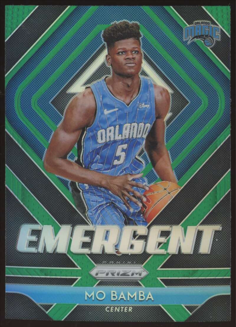 Load image into Gallery viewer, 2018-19 Panini Prizm Emergent Green Prizm Mo Bamba #6 Rookie RC Image 1
