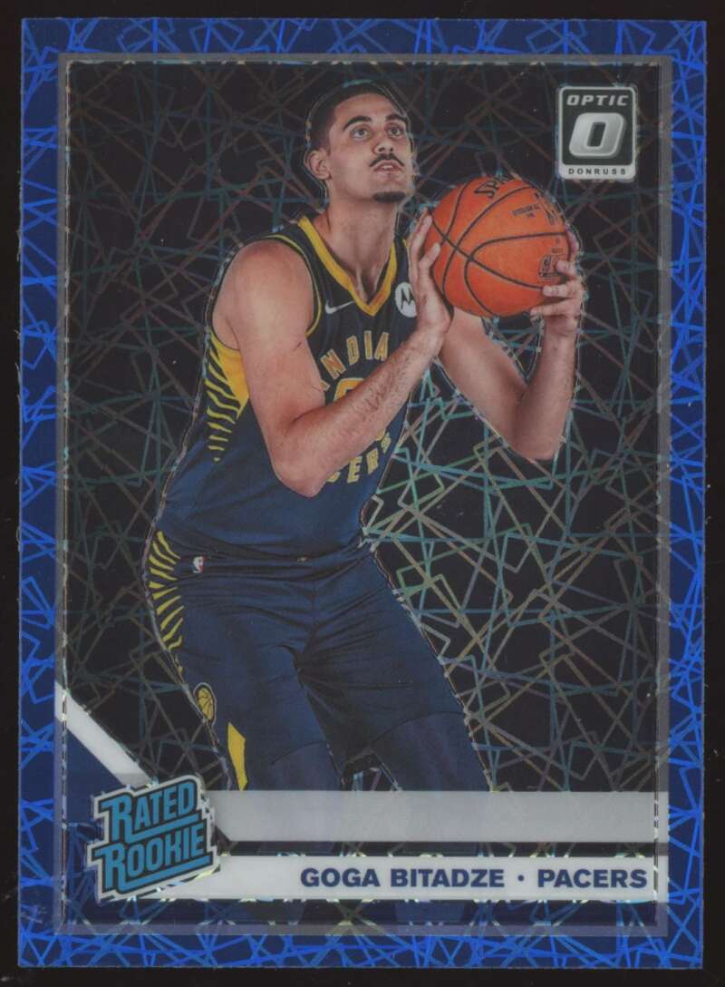 Load image into Gallery viewer, 2019-20 Donruss Optic Blue Velocity Prizm Goga Bitadze #166 Rookie RC Image 1
