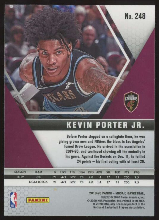 2019-20 Panini Mosaic Kevin Porter Jr.