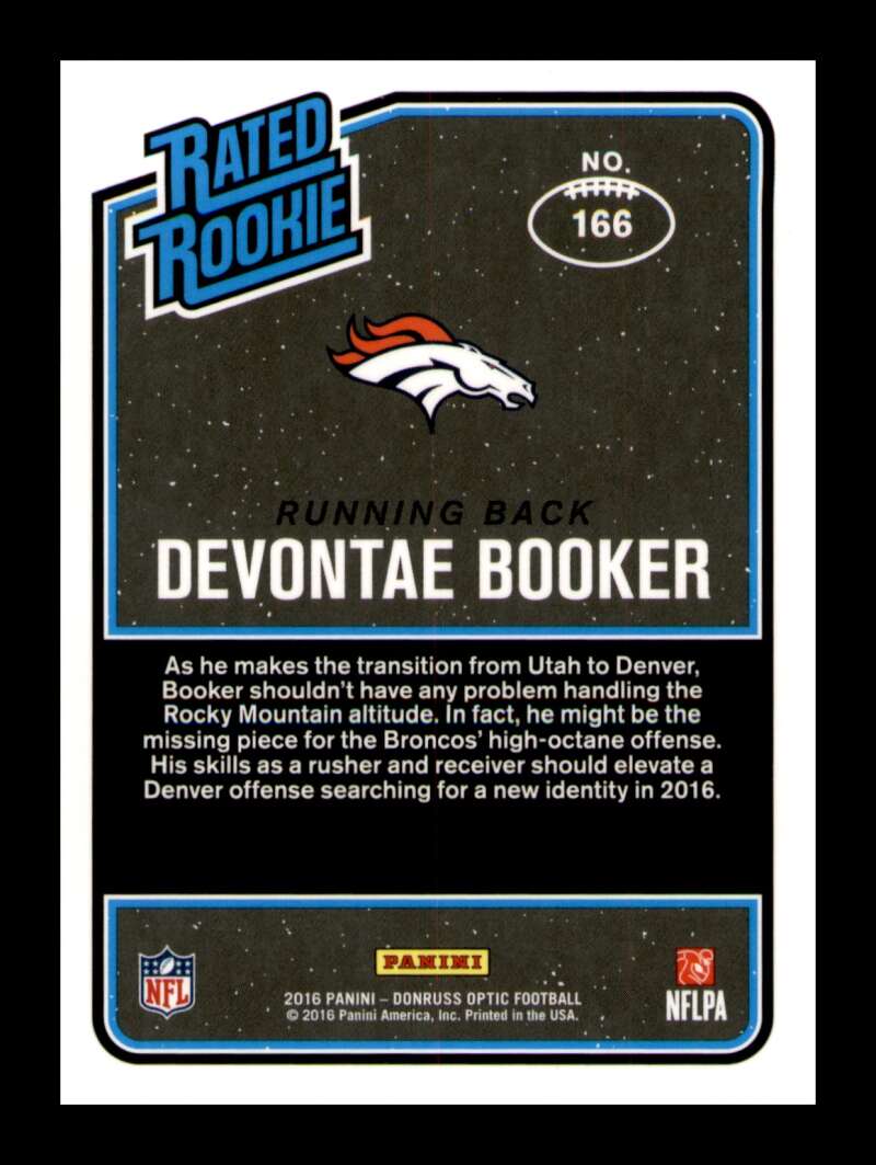 Load image into Gallery viewer, 2016 Donruss Optic Pink Prizm Holo Devontae Booker #166 Rookie RC SP Image 2
