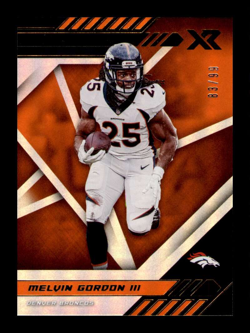 Load image into Gallery viewer, 2020 Panini XR Orange Melvin Gordon #26 Short Print SP /99 Image 1
