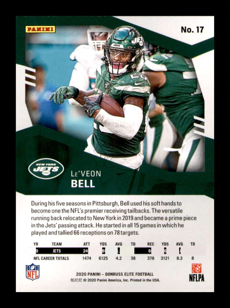 Load image into Gallery viewer, 2020 Donruss Elite Razzle Dazzle Le&#39;Veon Bell #17 Case Hit SSP Image 2
