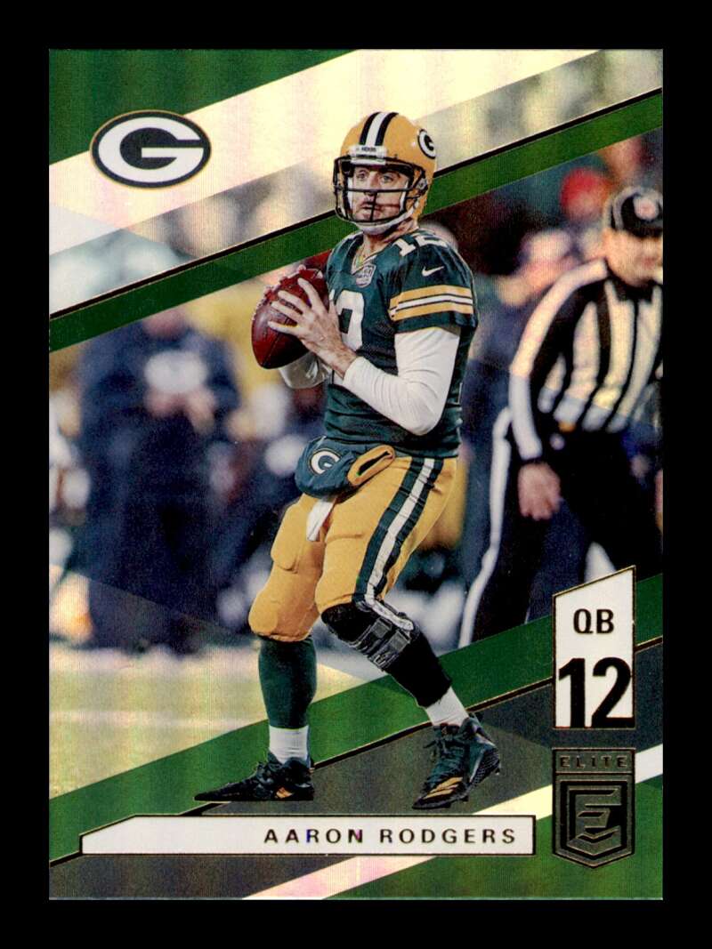 Load image into Gallery viewer, 2019 Donruss Elite Green Aaron Rodgers #29 Short Print SP Image 1
