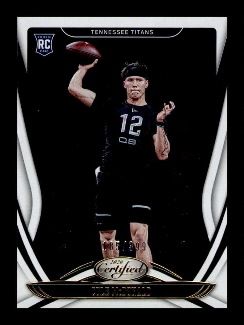 Load image into Gallery viewer, 2020 Panini Certified Cole McDonald #189 Rookie RC SP /399 Image 1
