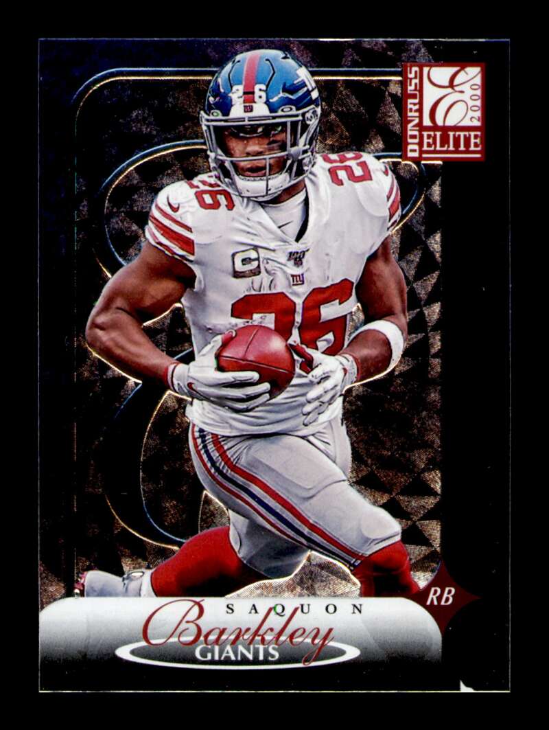 Load image into Gallery viewer, 2020 Donruss Elite 2000 Elite Veterans Saquon Barkley #2KE-SB Image 1
