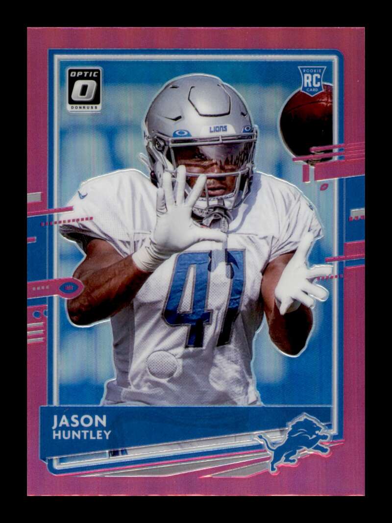 Load image into Gallery viewer, 2020 Donruss Optic Pink Prizm Jason Huntley #104 Rookie RC SP Image 1
