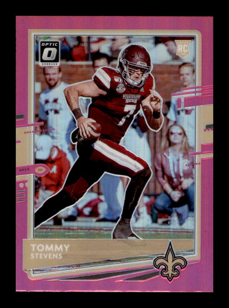 Load image into Gallery viewer, 2020 Donruss Optic Pink Prizm Tommy Stevens #149 Rookie RC SP Image 1
