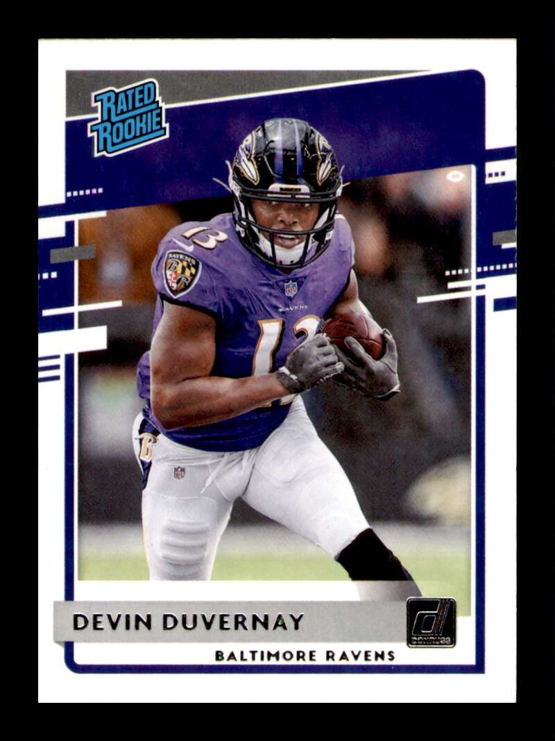 Load image into Gallery viewer, 2020 Donruss Devin Duvernay #329 Rookie RC Baltimore Ravens  Image 1
