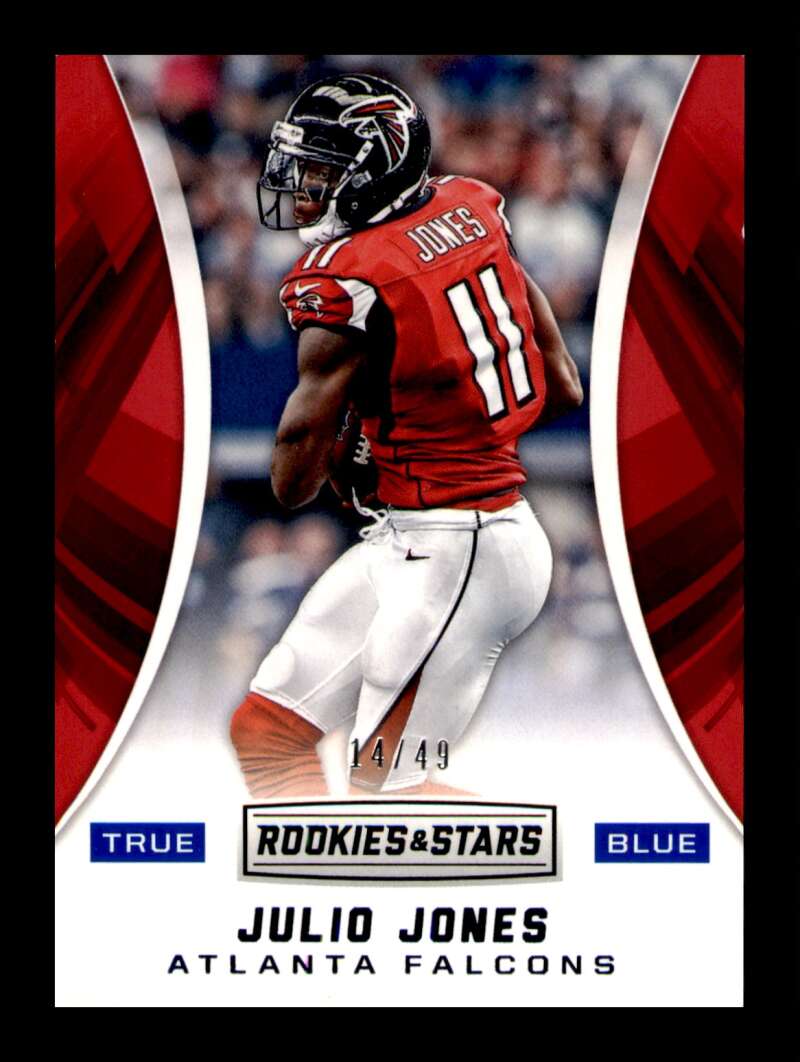 Load image into Gallery viewer, 2016 Panini Rookies &amp; Stars True Blue Julio Jones #15 Short Print SP /49 Image 1
