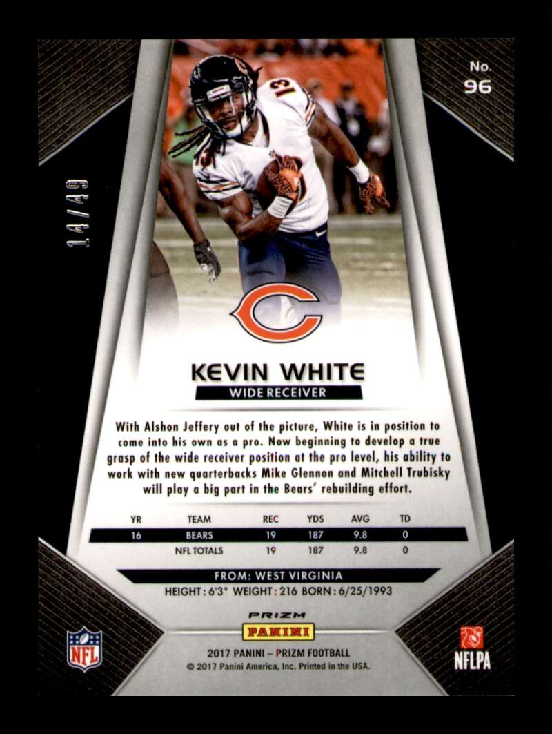 Load image into Gallery viewer, 2017 Panini Prizm Red Power Prizm Kevin White #96 Short Print SP /49 Image 2
