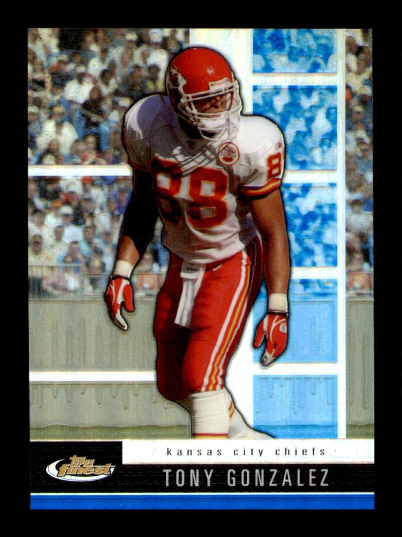 Load image into Gallery viewer, 2008 Topps Finest Blue Refactor Tony Gonzalez #83 Short Print SP Image 1
