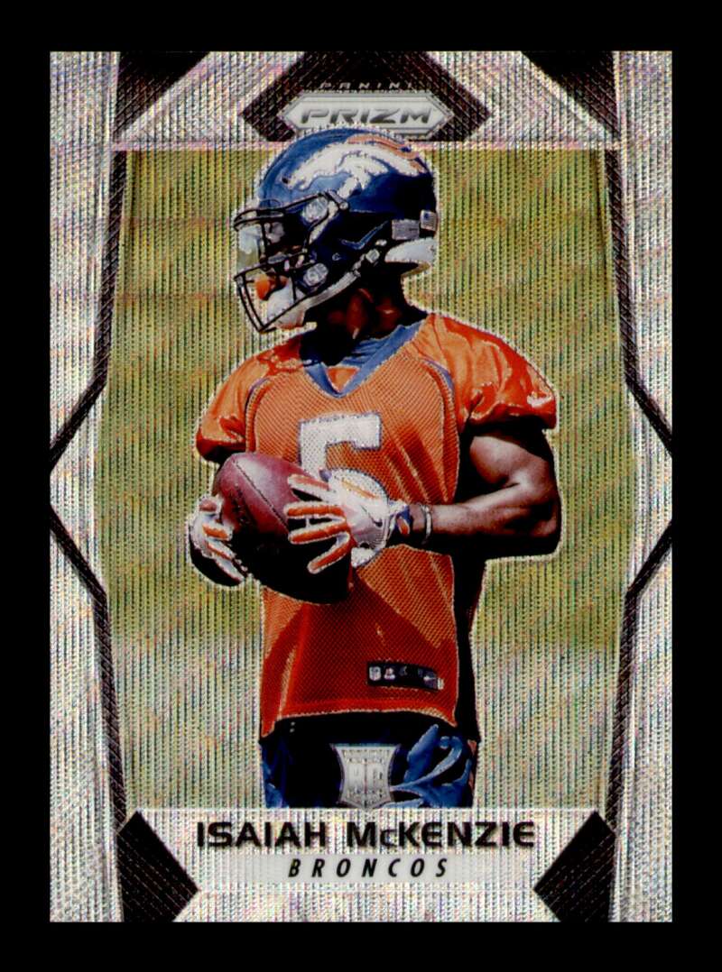 Load image into Gallery viewer, 2017 Panini Prizm Blue Wave Prizm Isaiah McKenzie #248 Rookie RC SP /149 Image 1
