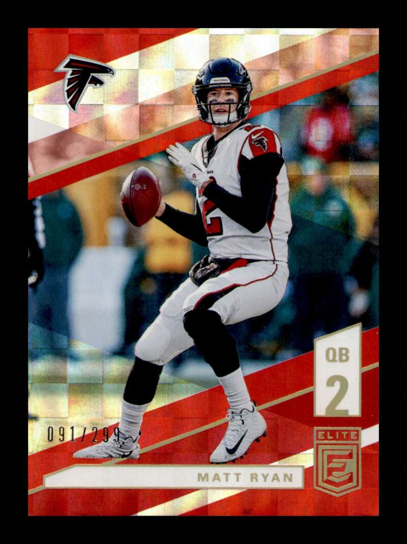 Load image into Gallery viewer, 2019 Donruss Elite Red Matt Ryan #35 Short Print SP /299 Image 1
