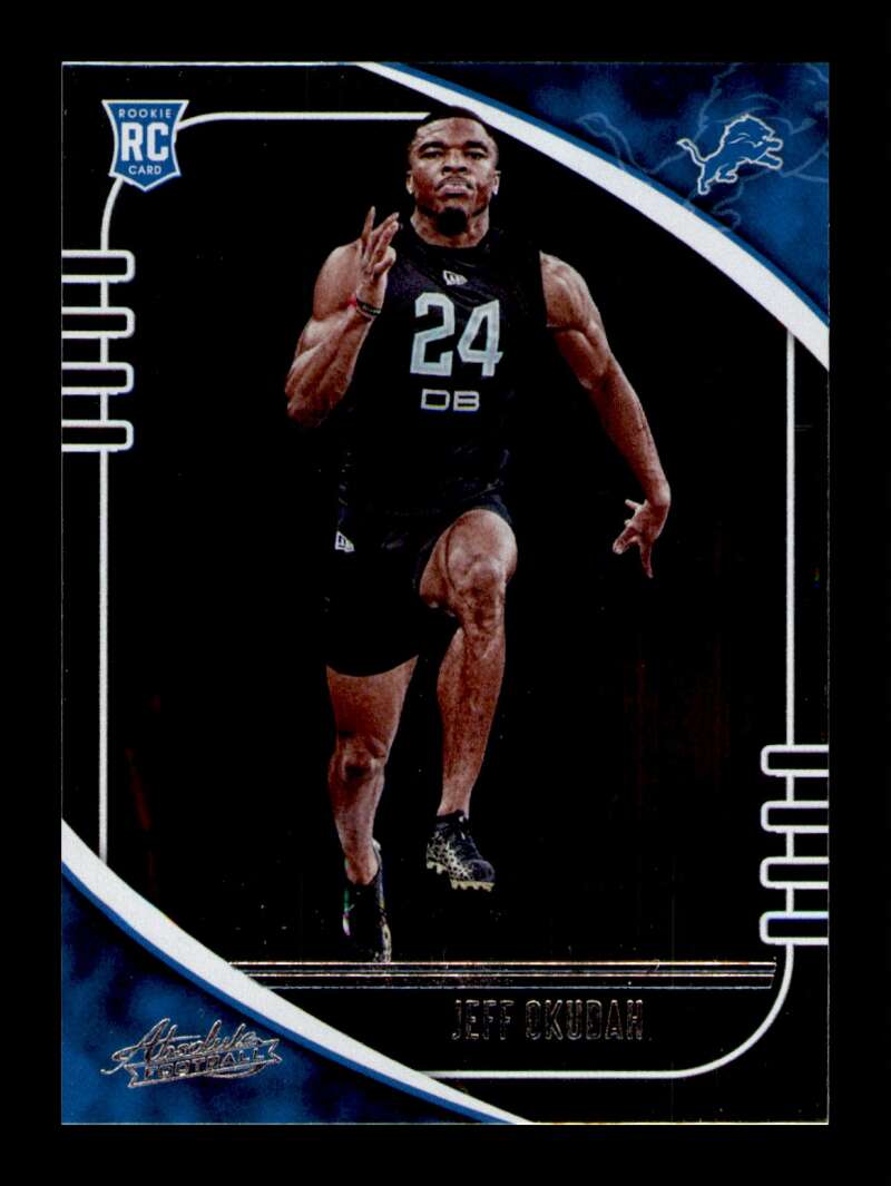 Load image into Gallery viewer, 2020 Panini Absolute Jeff Okudah #155 Rookie RC Image 1
