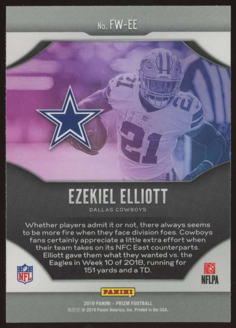 Load image into Gallery viewer, 2019 Panini Prizm Fireworks Ezekiel Elliott #FW-EE Image 2
