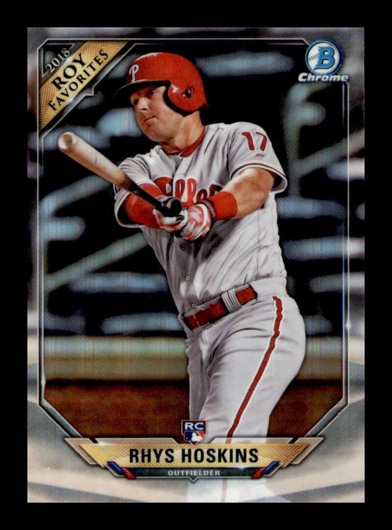 Load image into Gallery viewer, 2018 Bowman ROY Favorites Rhys Hoskins #ROYF-RH Rookie RC Image 1
