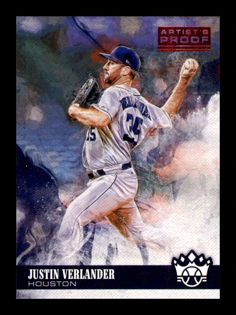 Load image into Gallery viewer, 2018 Panini Diamond Kings Artist Proof Red Justin Verlander #68 Image 1
