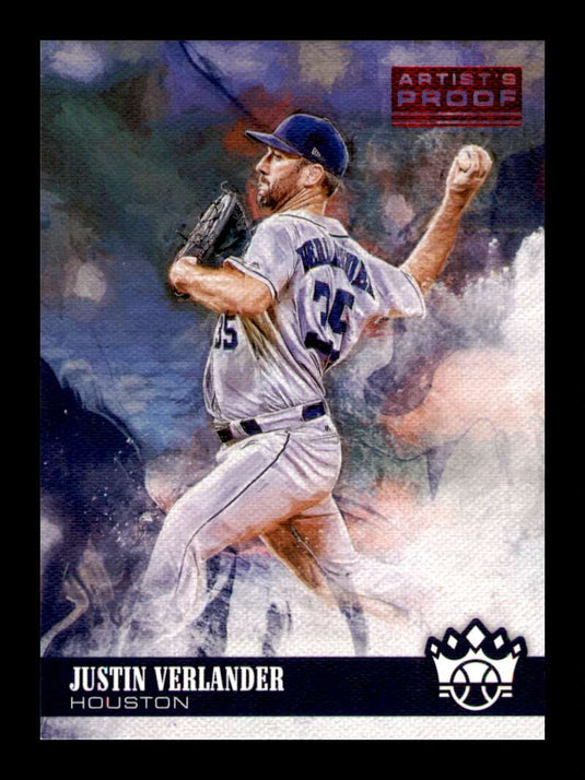 2018 Panini Diamond Kings Artist Proof Red Justin Verlander