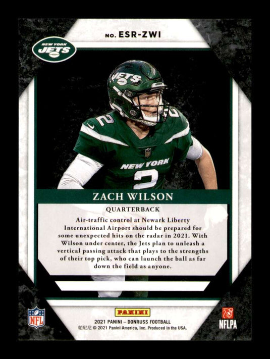 2021 Donruss Elite Series Rookies Zach Wilson 