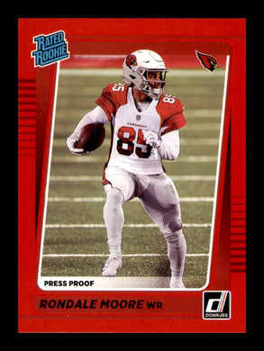 2021 Donruss Press Proof Red Rondale Moore 