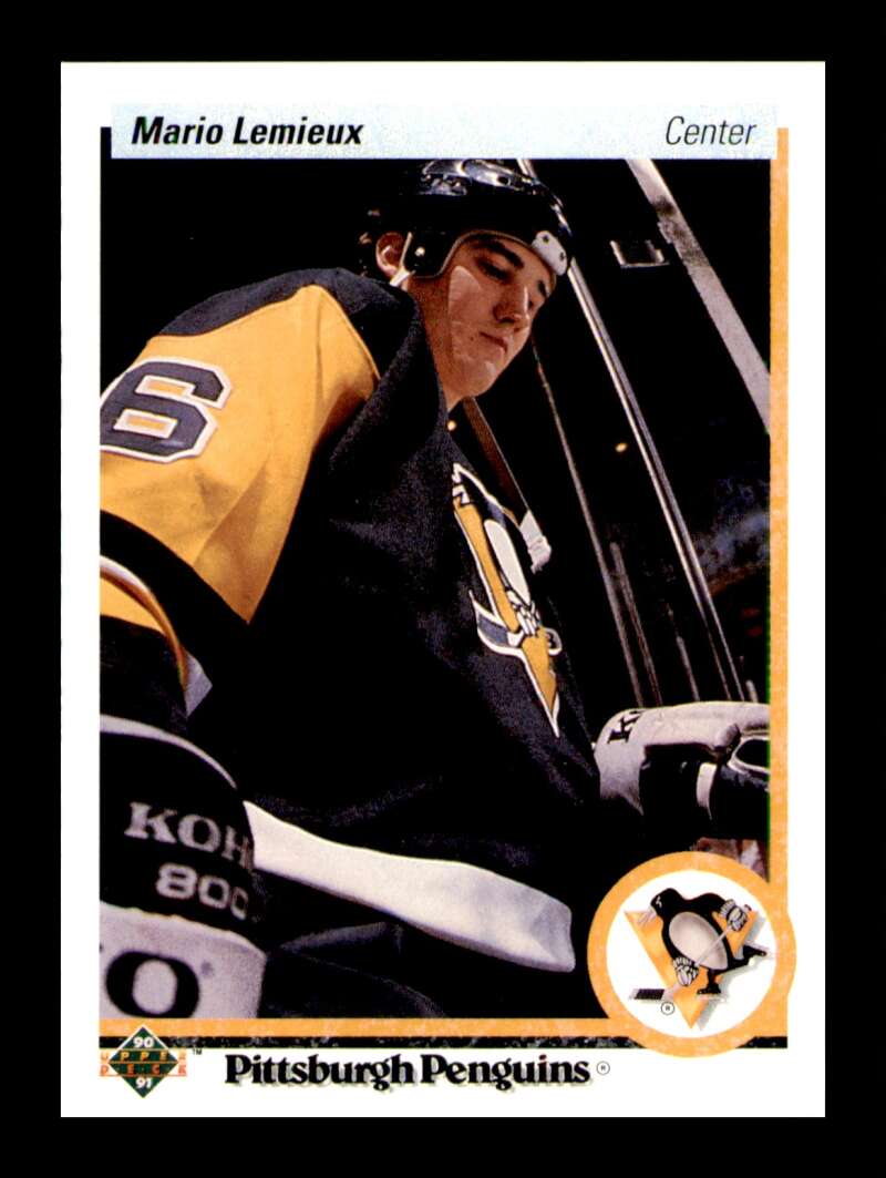 Load image into Gallery viewer, 1990-91 Upper Deck Mario Lemieux #144 Image 1
